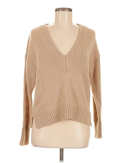 Pre-owned Bar Iii Pullover Sweater In Brown