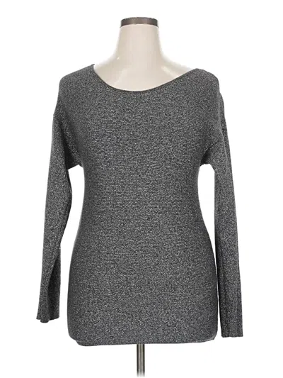 Pre-owned Bar Iii Pullover Sweater In Gray