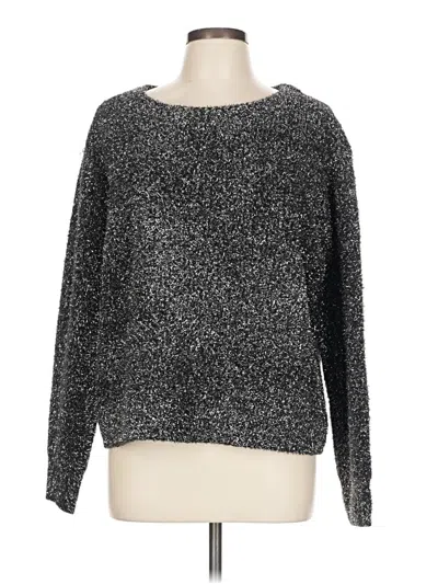 Pre-owned Bar Iii Pullover Sweater In Gray