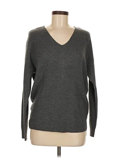 Pre-owned Bar Iii Pullover Sweater In Gray