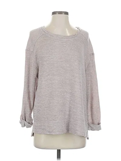 Pre-owned Bar Iii Pullover Sweater In Gray