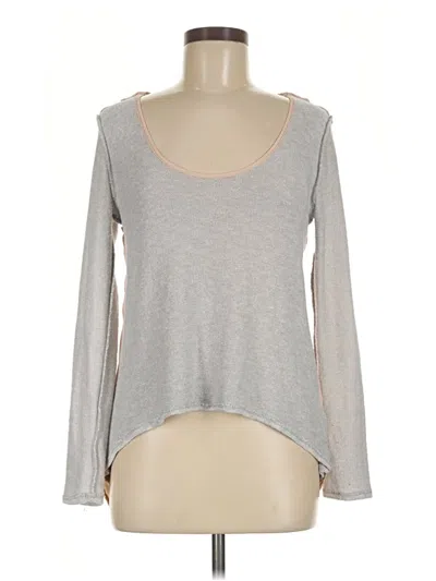 Pre-owned Bar Iii Pullover Sweater In Gray