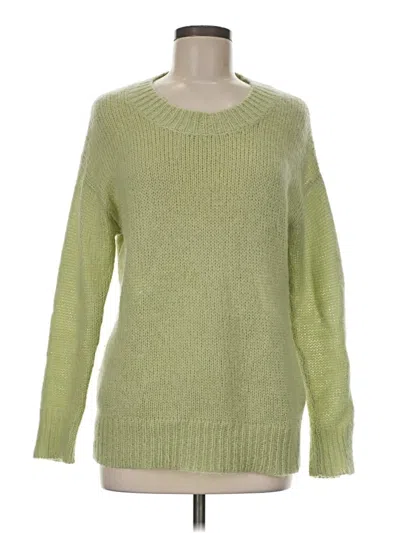 Pre-owned Bar Iii Pullover Sweater In Green