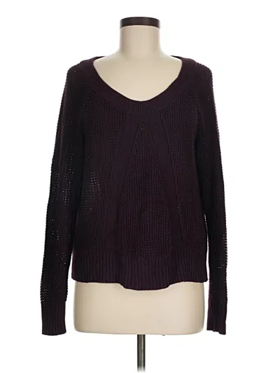 Pre-owned Bar Iii Pullover Sweater In Purple