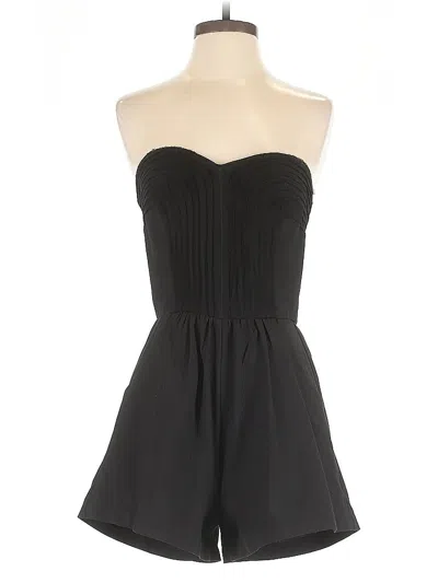 Pre-owned Bar Iii Romper In Black