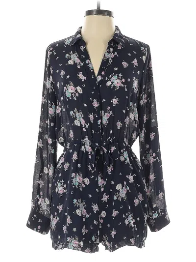 Pre-owned Bar Iii Romper In Black