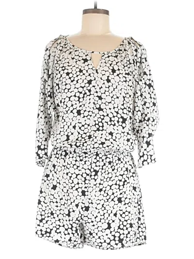 Pre-owned Bar Iii Romper In White