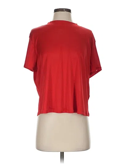 Pre-owned Bar Iii Short Sleeve Turtleneck In Red