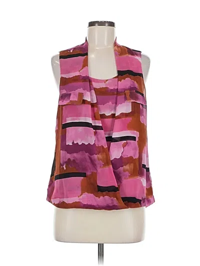 Pre-owned Bar Iii Sleeveless Blouse In Pink