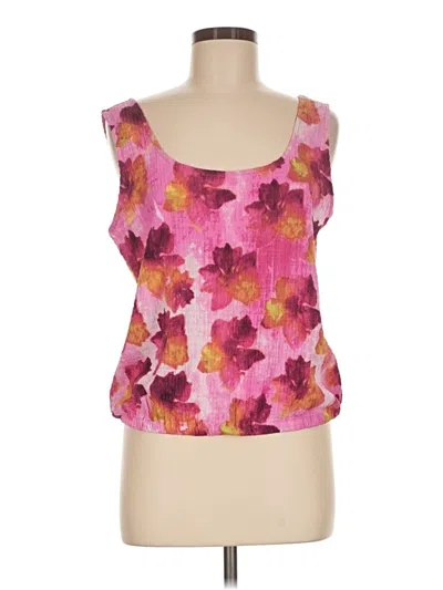 Pre-owned Bar Iii Sleeveless Blouse In Pink