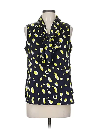 Pre-owned Bar Iii Sleeveless Blouse In Yellow