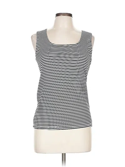 Pre-owned Bar Iii Sleeveless Top Black Scoop Neck Tops