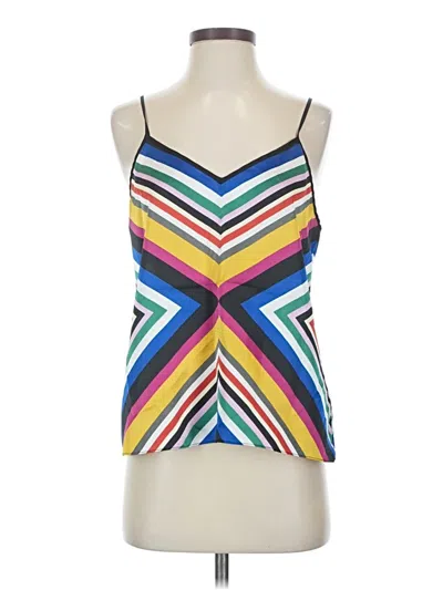 Pre-owned Bar Iii Sleeveless Top Blue Halter Neckline Tops