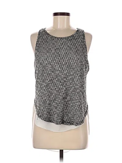 Pre-owned Bar Iii Sleeveless Top Gray Halter Neckline Tops