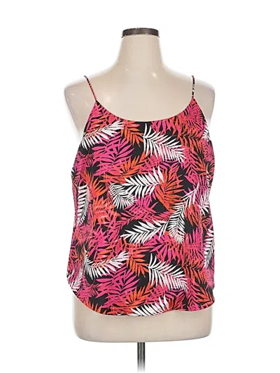 Bar Iii Sleeveless Top Pink Halter Neckline Tops