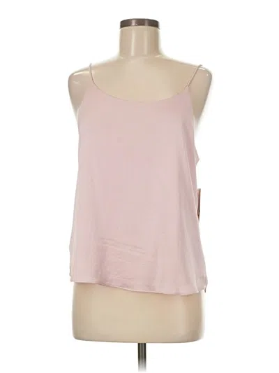 Pre-owned Bar Iii Sleeveless Top Pink Halter Neckline Tops