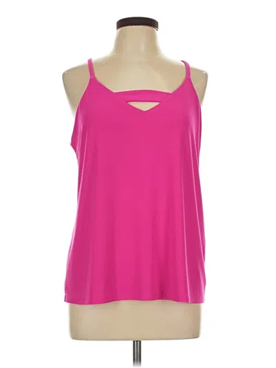 Bar Iii Sleeveless Top Pink Halter Neckline Tops