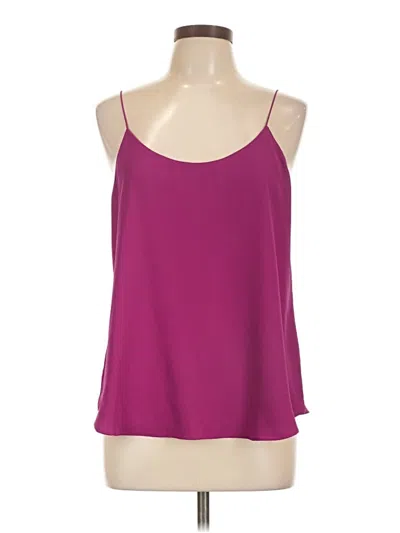 Pre-owned Bar Iii Sleeveless Top Purple Halter Neckline Tops