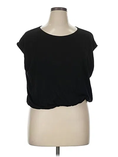 Pre-owned Bar Iii Sleeveless T-shirt In Black