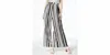 Bar Iii Striped Pull-on Pants In Black/white In Multi