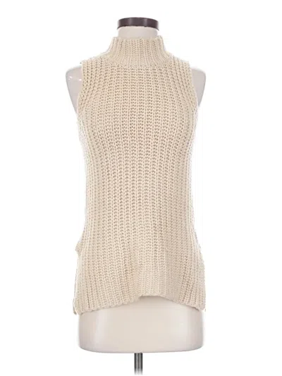 Pre-owned Bar Iii Sweater Vest In Ivory