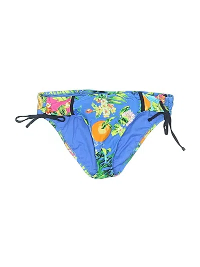 Pre-owned Bar Iii Swimsuit Bottoms In Blue
