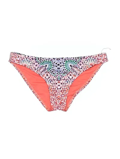 Pre-owned Bar Iii Swimsuit Bottoms In Orange
