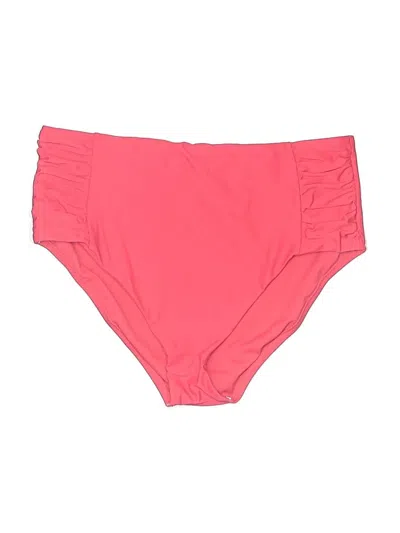 Pre-owned Bar Iii Swimsuit Bottoms In Pink