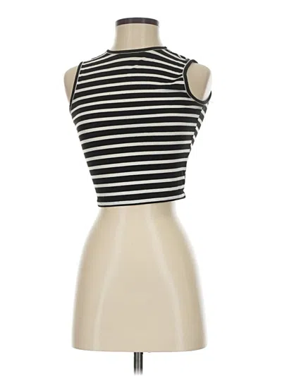 Pre-owned Bar Iii Tank Top Ivory Halter Neckline Tops