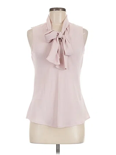 Pre-owned Bar Iii Tank Top Pink Tie Neck Tops