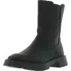 Bar Iii Tikka Womens Rubber Work Ankle Boots In Black