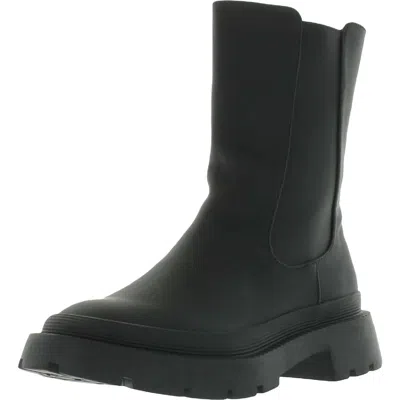 Bar Iii Tikka Womens Rubber Work Ankle Boots In Black
