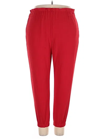 Pre-owned Bar Iii Track Pants In Red