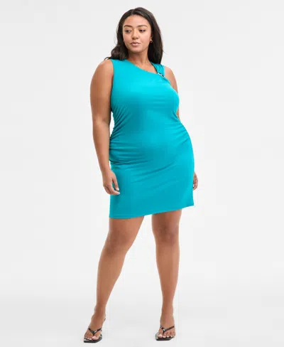 Bar Iii Trendy Plus Size Mini Tank Dress, Exclusively At Macy's