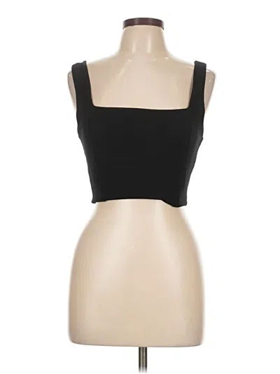 Pre-owned Bar Iii Tube Top Black Strapless Neckline Tops