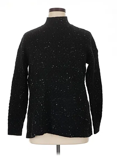 Pre-owned Bar Iii Turtleneck Sweater In Black