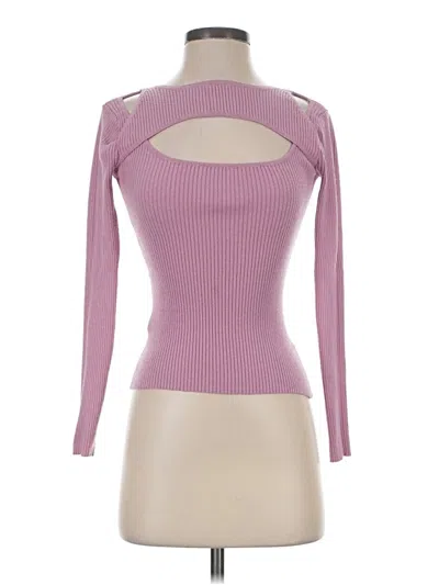Pre-owned Bar Iii Turtleneck Sweater In Pink