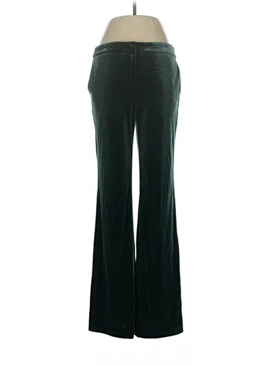 Pre-owned Bar Iii Velour Pants In Green