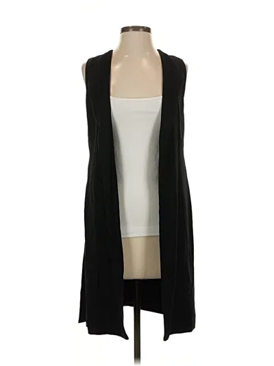 Pre-owned Bar Iii Vest In Black