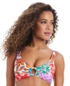 Bar Iii Women's Beachside Boheme O-ring Bikini Top, Exclusively At Macy's In Multi