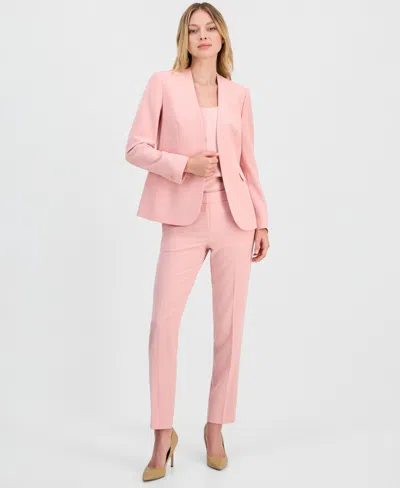 Bar Iii Women's Bi-stretch Straight-leg Dress Pants, Created For Macy's In Pink