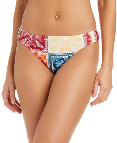Bar Iii Women's Cabana Club Printed Hipster Swim Bottoms, Macy's Exclusive In Multi