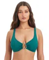 Bar Iii Women's Center Of Attention Over-the-shoulder Bralette, Macy's Exclusive In Blue