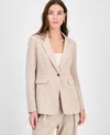 Bar Iii Women's Crepe One-button Blazer, Exclusively At Macy's