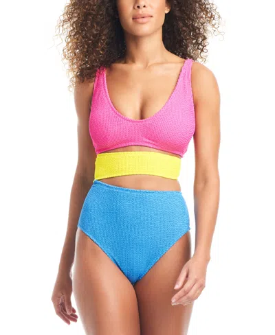 Bar Iii Women's Cut-out One-piece Swimsuit, Created For Macy's In Multi