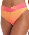 Bar Iii Women's Day Club Ombre V-waist Bikini Bottoms, Exclusively At Macy's