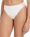Bar Iii Women's Goddess Crochet Side-tab Bikini Bottoms, Exclusively At Macy's In White