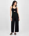 Bar Iii Women's Halter-neck Sleeveless Jumpsuit, Exclusively At Macy's