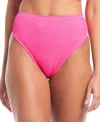 Bar Iii Women's High Leg High Rise Bikini Bottoms, Created For Macy's In Candy Kiss