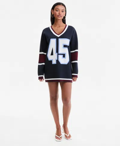 Bar Iii Women's Jersey Sweater Dress, Macy's Exclusive In As Is
